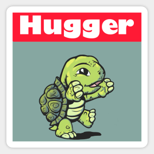 turtle hugger Magnet